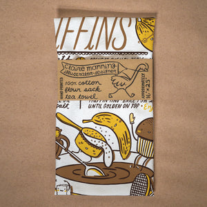 *NEW* Banana Muffins Flour Sack Tea Towel