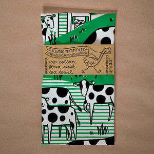 Cows Flour Sack Tea Towel