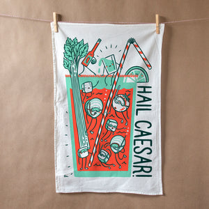 Hail Caesar Flour Sack Tea Towel