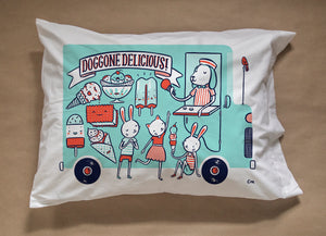 Doggone Delicious Pillow Case