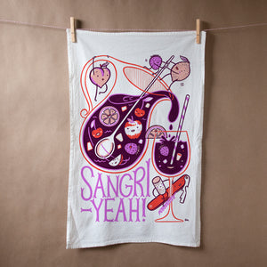 Sangri-yeah! Flour Sack Tea Towel